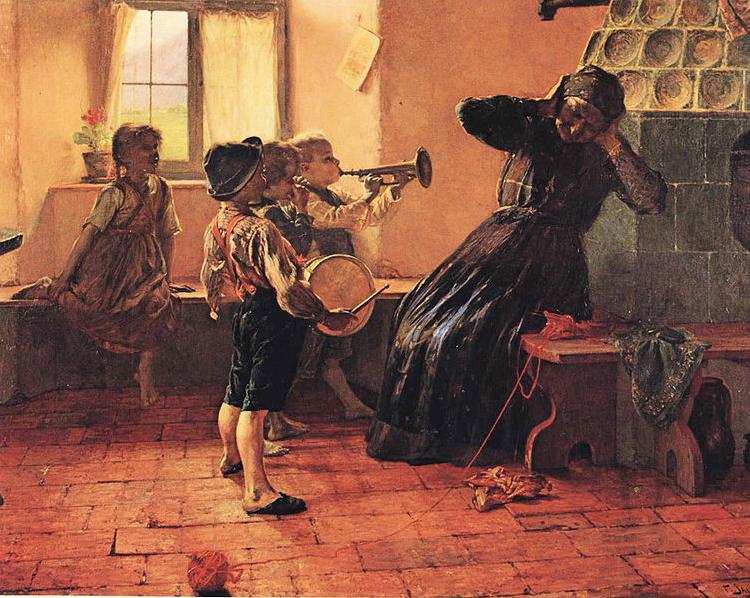 Georgios Jakobides Children's Concert. oil painting picture